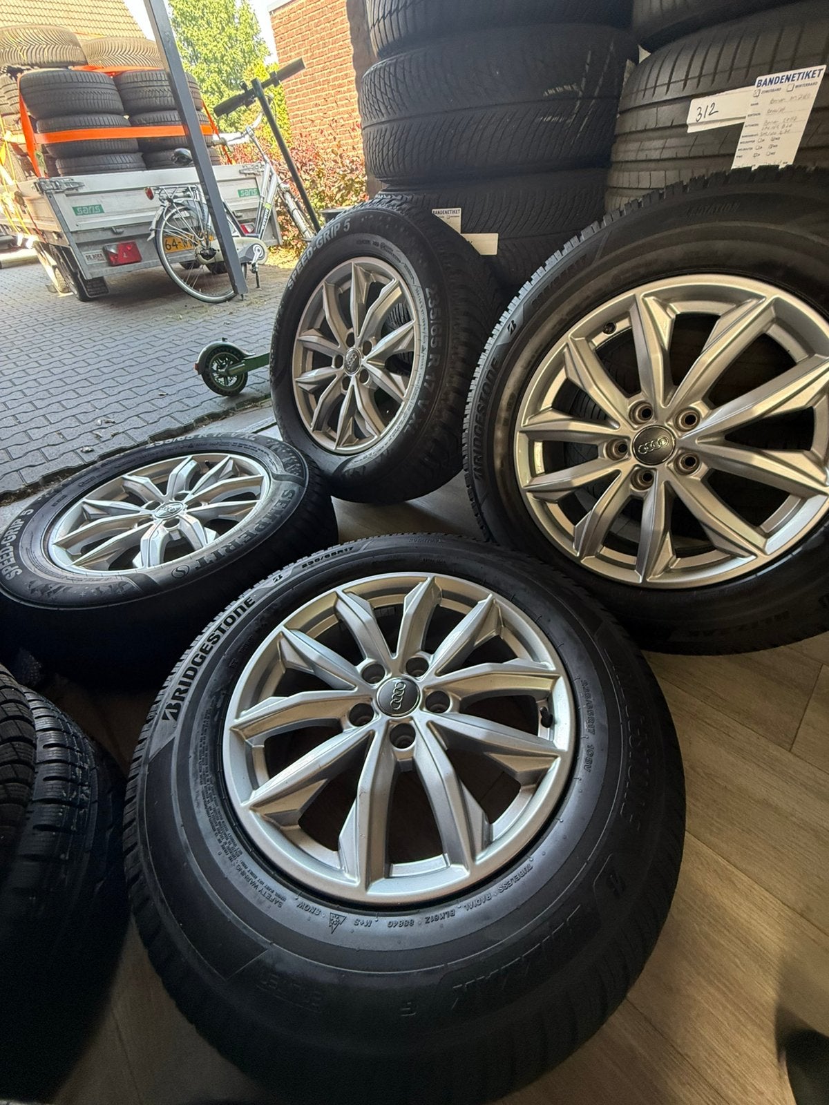 Audi Q5 orgineel/Winter/17inch/5x112/et34/zgan banden, 19 inch, Audi, ----, Banden en Velgen