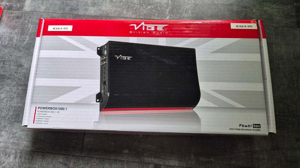 VIBE POWERBOX1000.1-V9 versterker nieuw, Ophalen of Verzenden, Nieuw