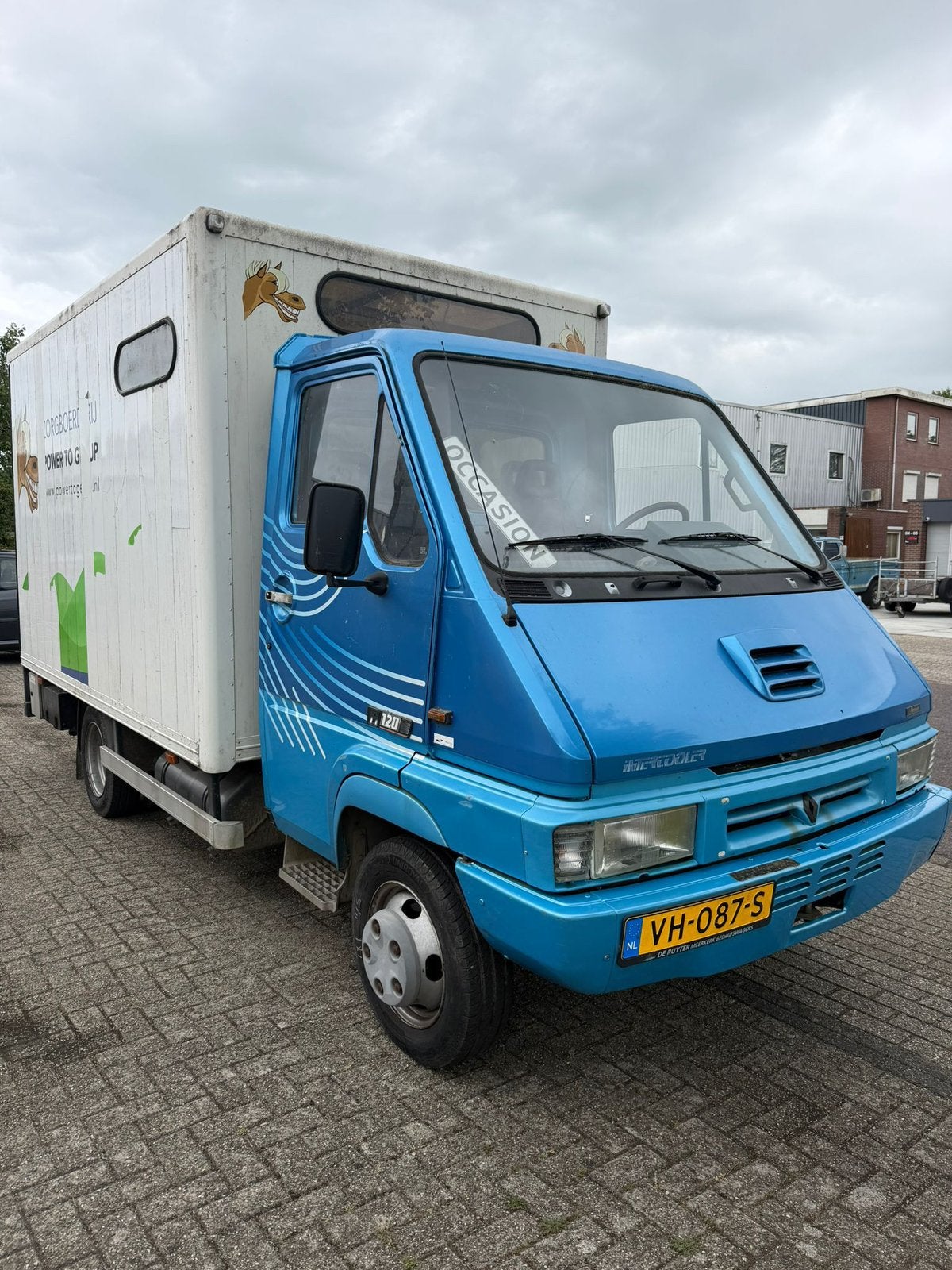 Renault B120-35 D 1996 Paardenwagen, 2900 kg, Renault, Origineel Nederlands, Bedrijf