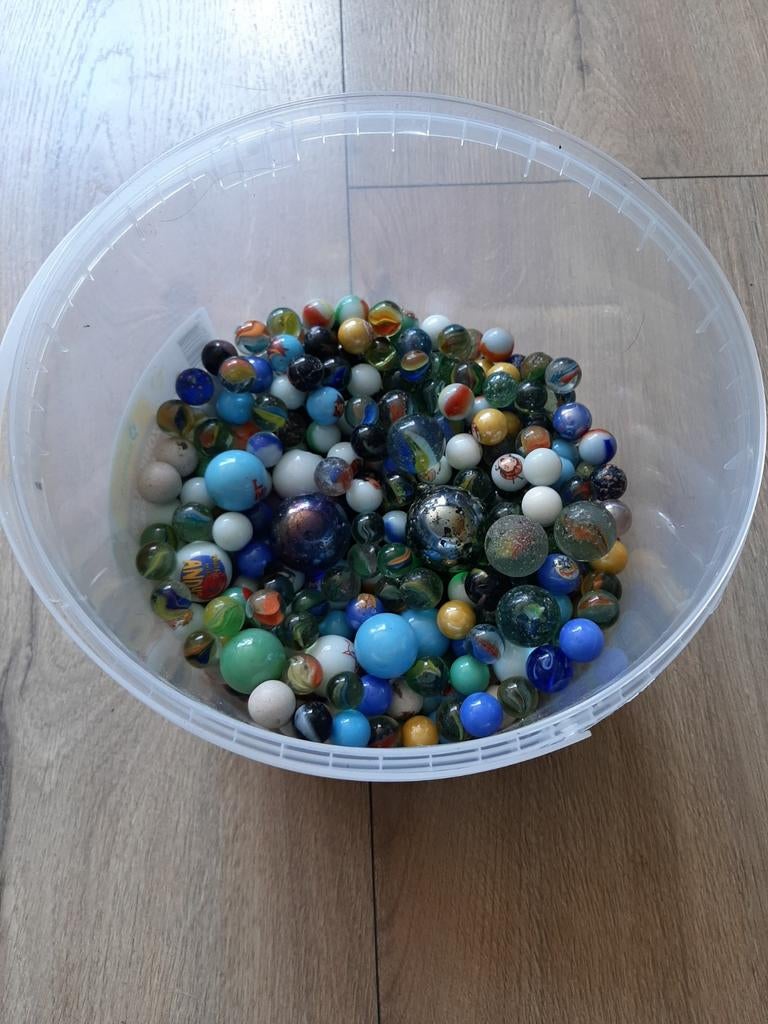 Allerlei Soorten knikkers, Ophalen, Gebruikt