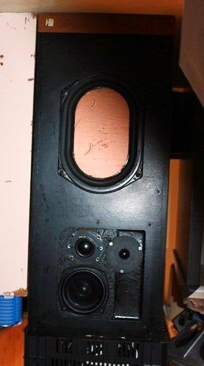 KEF transmission line 4 weg met B139 woofer, Stereo speakers, Gebruikt, Minder dan 60 watt, Ophalen