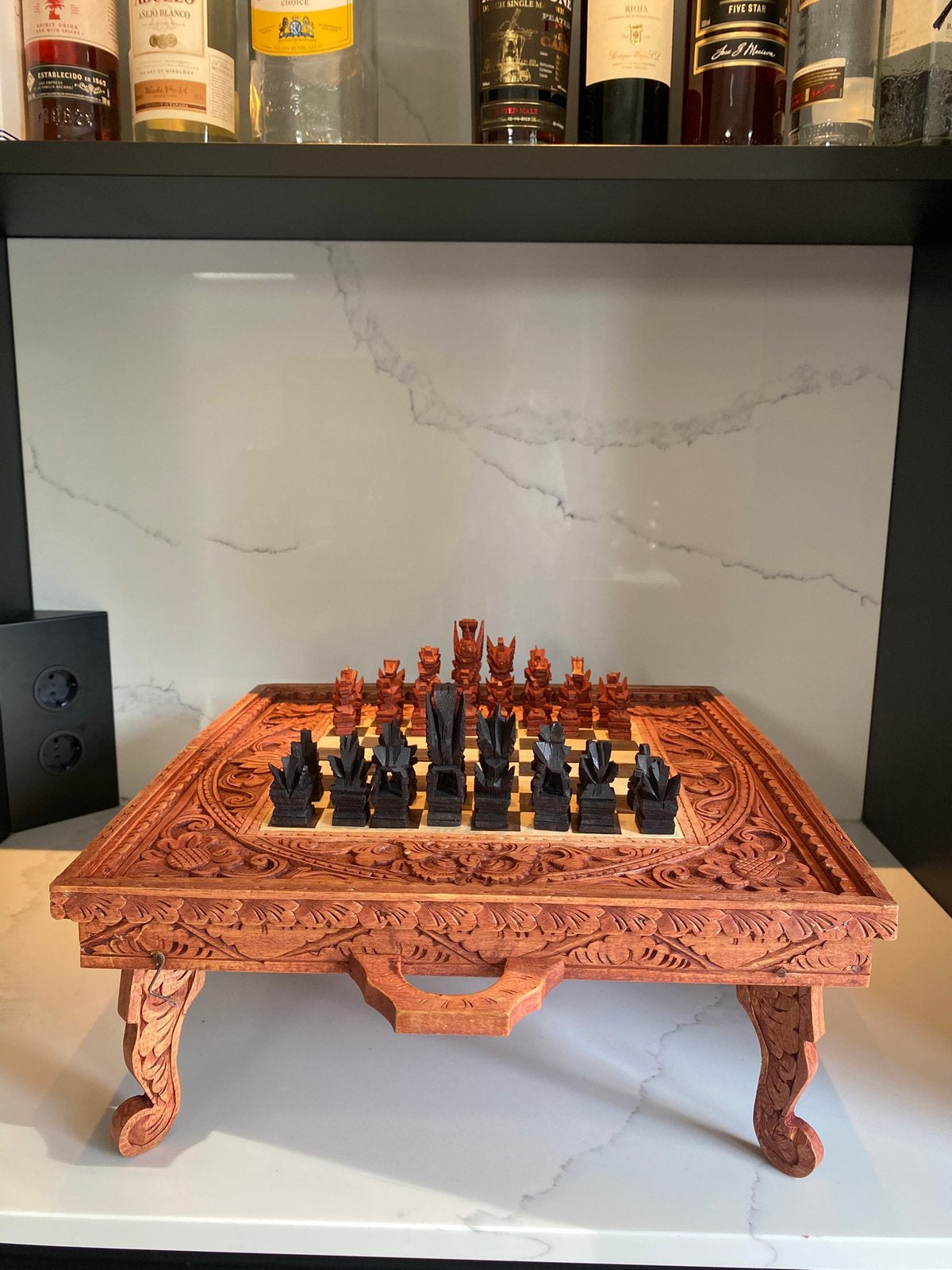 Schaaktafel schaakspel, Hobby en Vrije tijd, Ophalen of Verzenden, Zo goed als nieuw