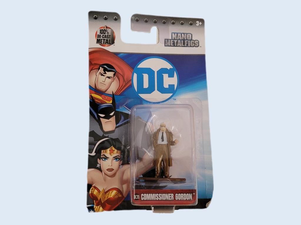 DC Nano Metalfigs DC20 Commissioner Gordon *nieuw* ~ LG4003, Ophalen of Verzenden, Nieuw