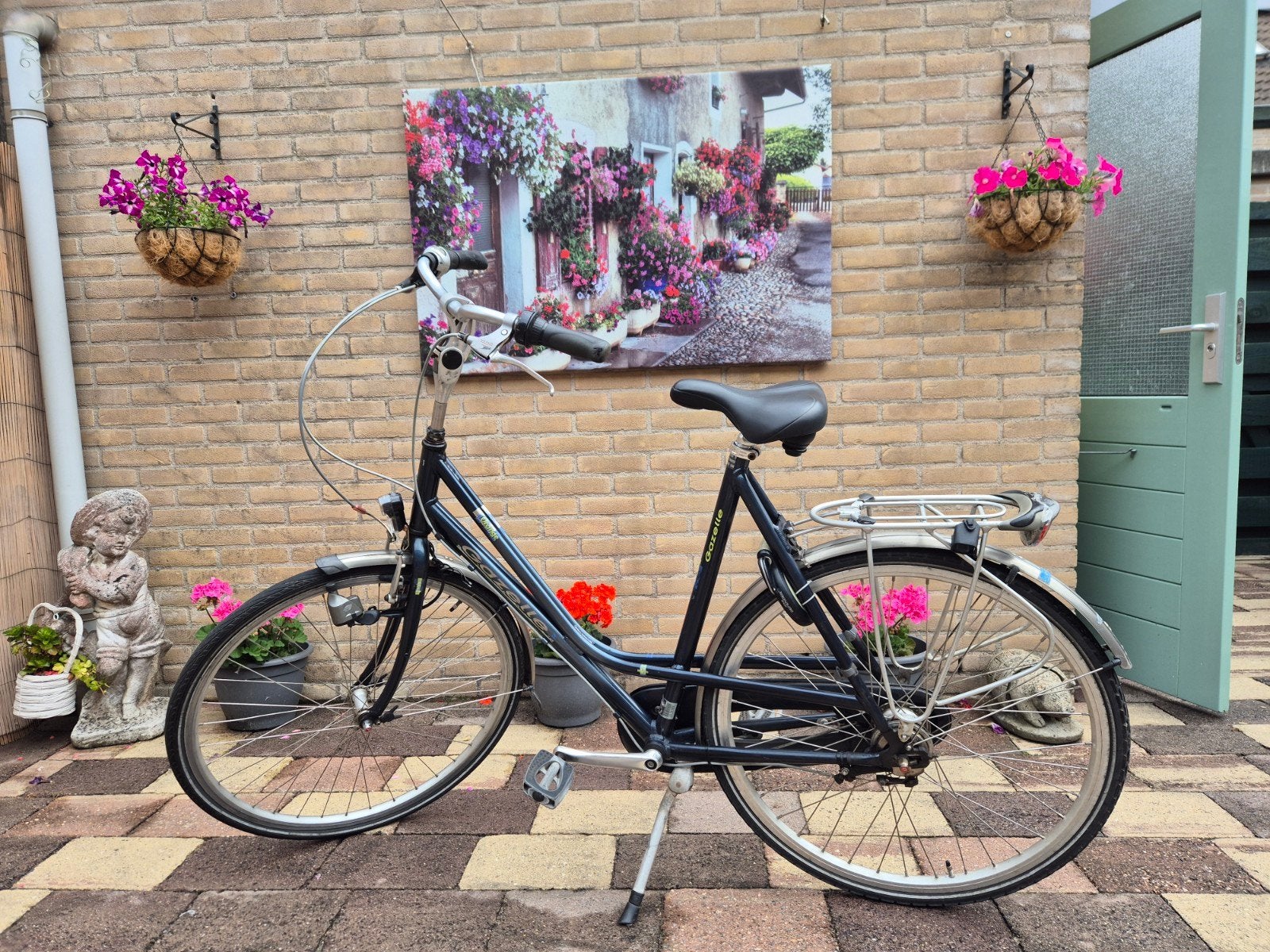 Dames fiets, Fietsen en Brommers, Ophalen, Gebruikt, Gazelle, Versnellingen