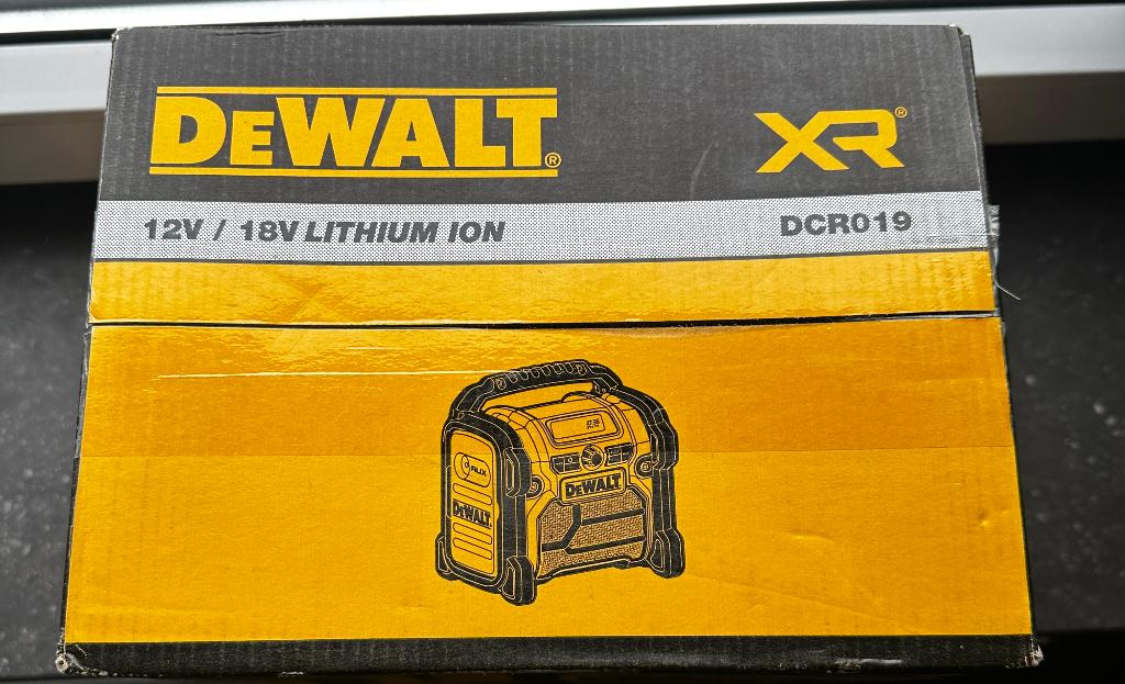 DeWalt DCR019 10.8-18V Li-Ion Accu bouwradio, Ophalen of Verzenden, Nieuw, Audio