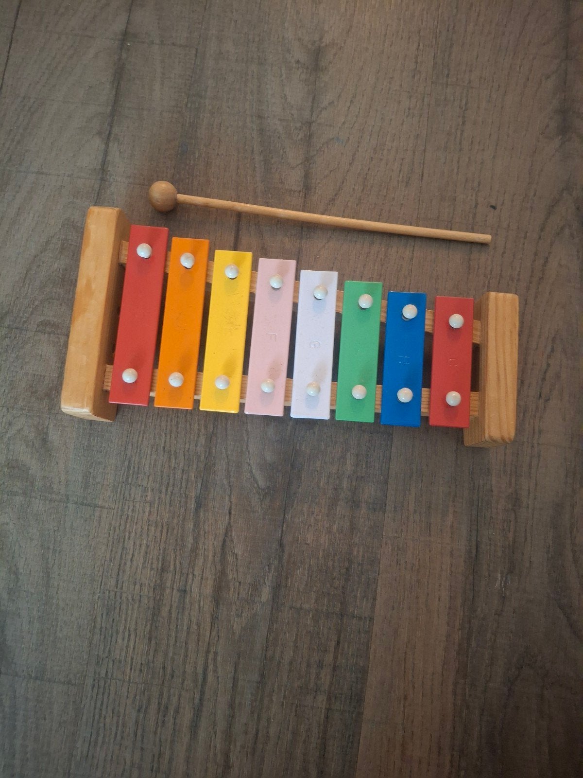 Kleurrijke xylofoon voor baby's en peuters, Ophalen of Verzenden, Gebruikt, Overige typen, Met geluid