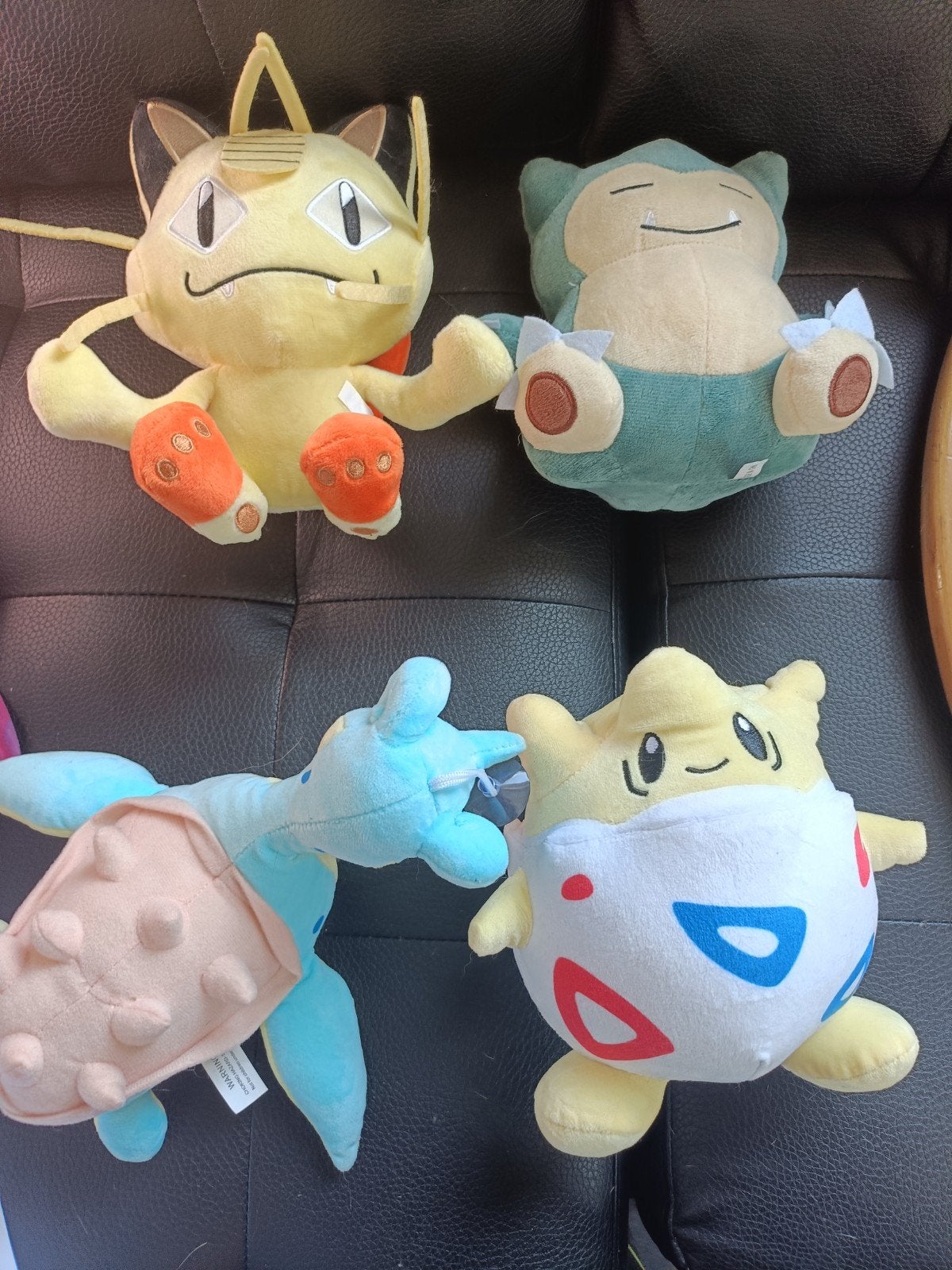 Pokémon Knuffels: Meowth, Snorlax, Togepi, Umbreon, Vaporeon, Kinderen en Baby's, Overige merken, Overige typen, Pokémon, Middelgroot (20 tot 80 cm)