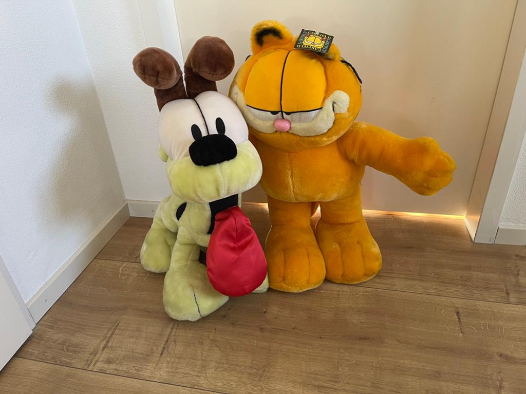 Set Garfield en Odie, 65 cm groot, Oranje, Overige merken, Overige karakters, Overige typen