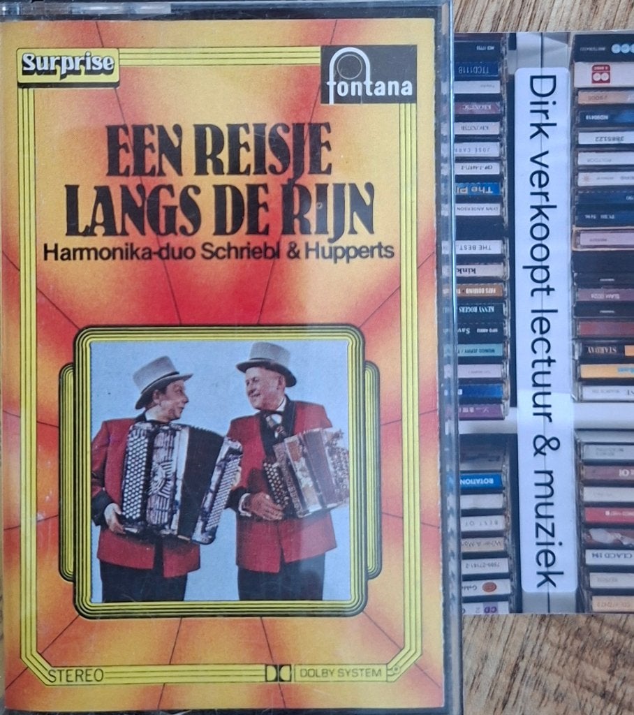 Harmonica-Duo Schriebl & Huppert; een reisje langs de Rijn, Overige genres, 1 bandje, Ophalen of Verzenden, Zo goed als nieuw