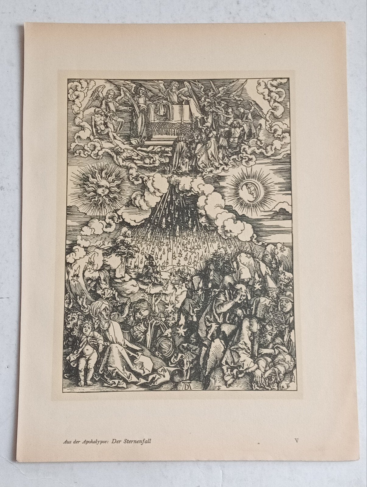 Albrecht Dürer Der Sternenfall prent jaren 30-50, Antiek en Kunst, Ophalen of Verzenden