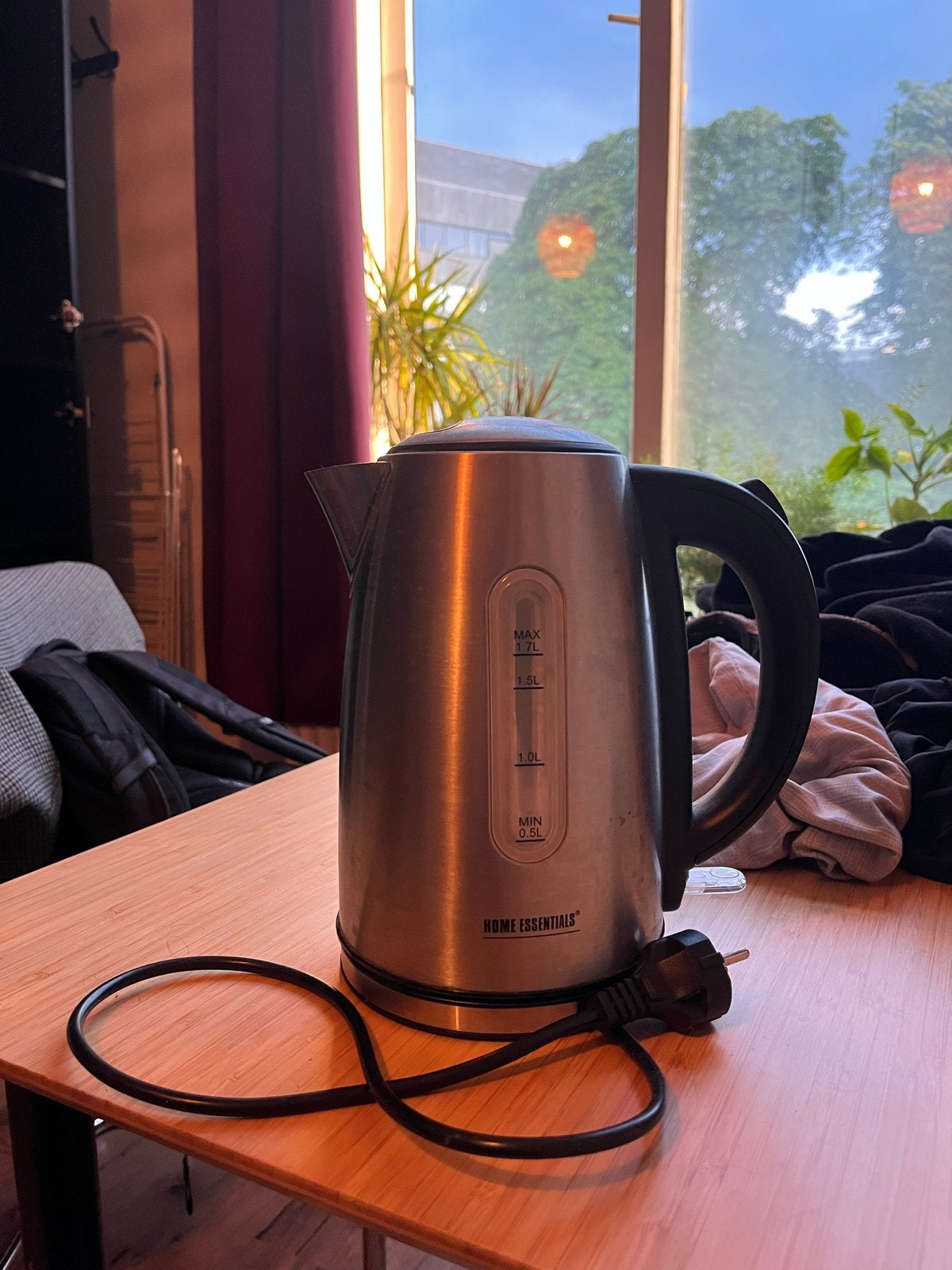 Home Essentials Waterkoker RVS - 1.7L, 1 tot 2 liter, Ophalen, Gebruikt, Rvs
