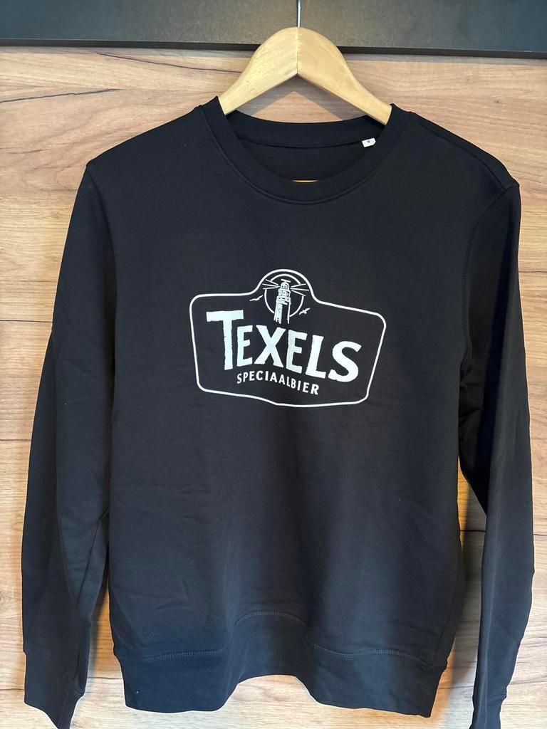 Texels Bier Trui Sweater met logo zwart S, Ophalen of Verzenden, Gedragen, Maat 46 (S) of kleiner, Zwart