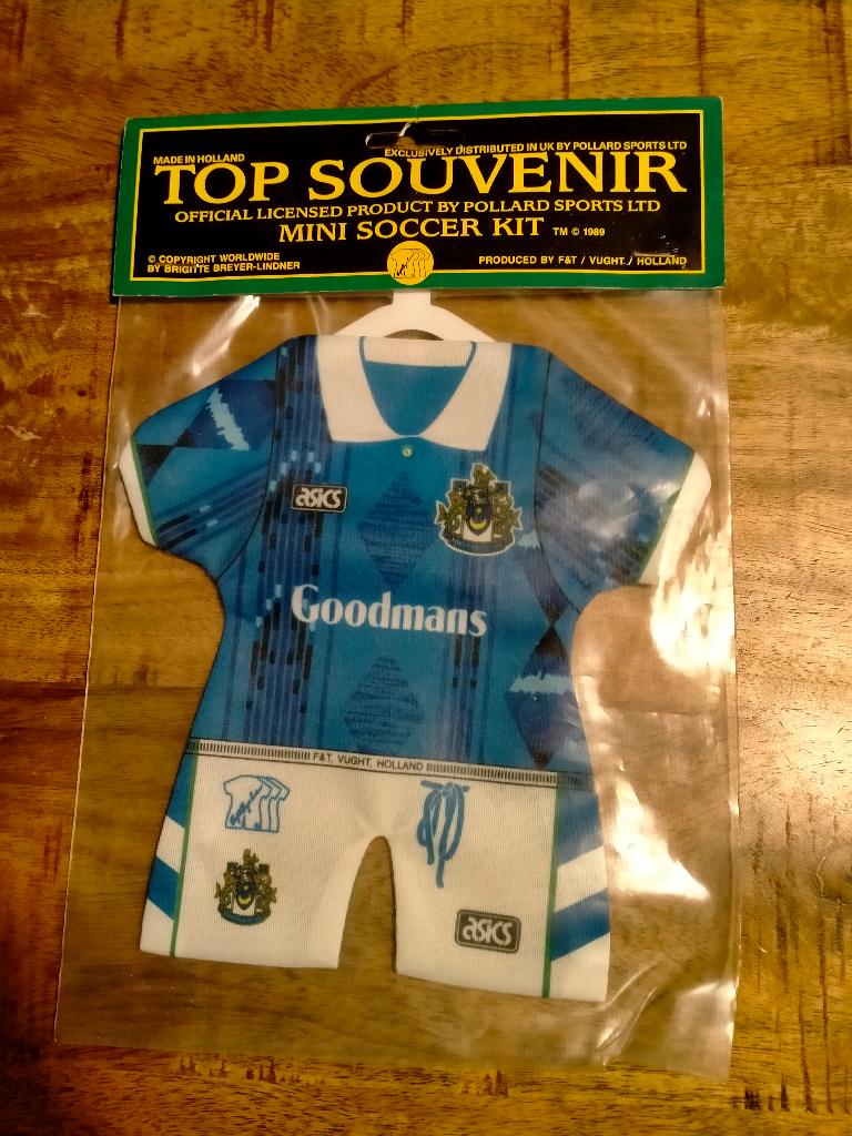 Portsmouth FC mini fan shirtje vintage met zuignap voetbal, Verzamelen, Ophalen of Verzenden, Zo goed als nieuw, Buitenlandse clubs