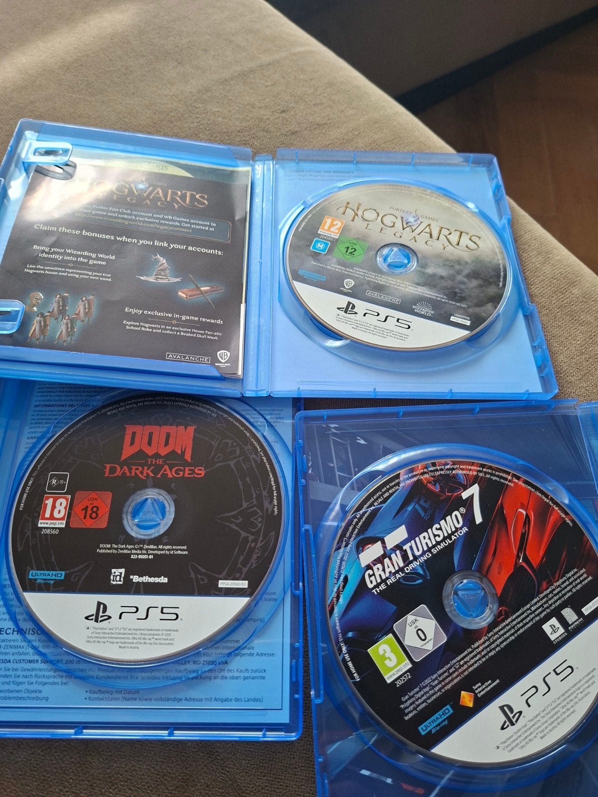 PS5 Games: Doom, Hogwarts Legacy, Gran Turismo 7, Ophalen, Online, Vanaf 18 jaar, Shooter