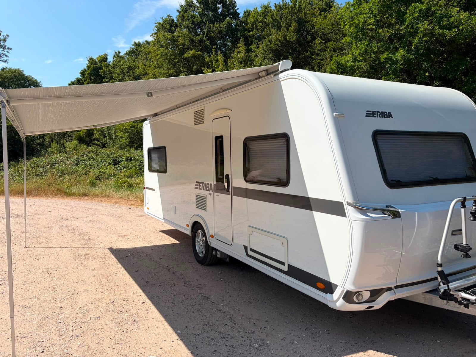 ERIBA C17-1083 airco,oven,grill,hefbed,7 pers, mover,luifel, Caravans en Kamperen, Luifel, Rondzit, 7 tot 8 meter, Particulier