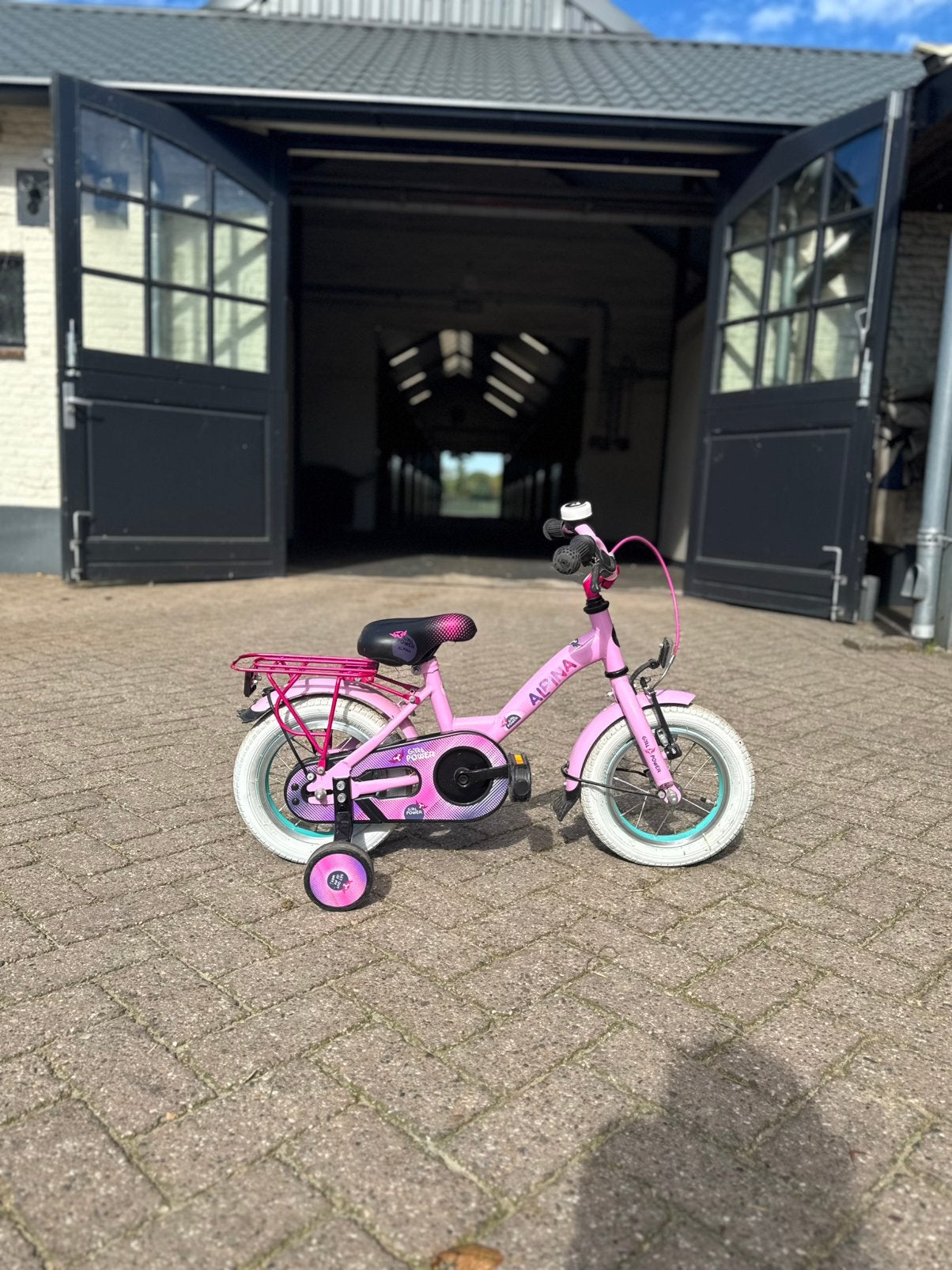 Mooie Alpina kinderfiets 16 inch, Ophalen, Zo goed als nieuw