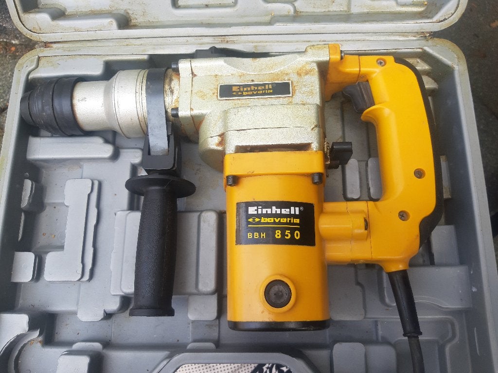 Einhell boorhamer, BBH 850 watt, SDS schacht, Gebruikt, Variabele snelheid, 400 tot 600 watt, Ophalen