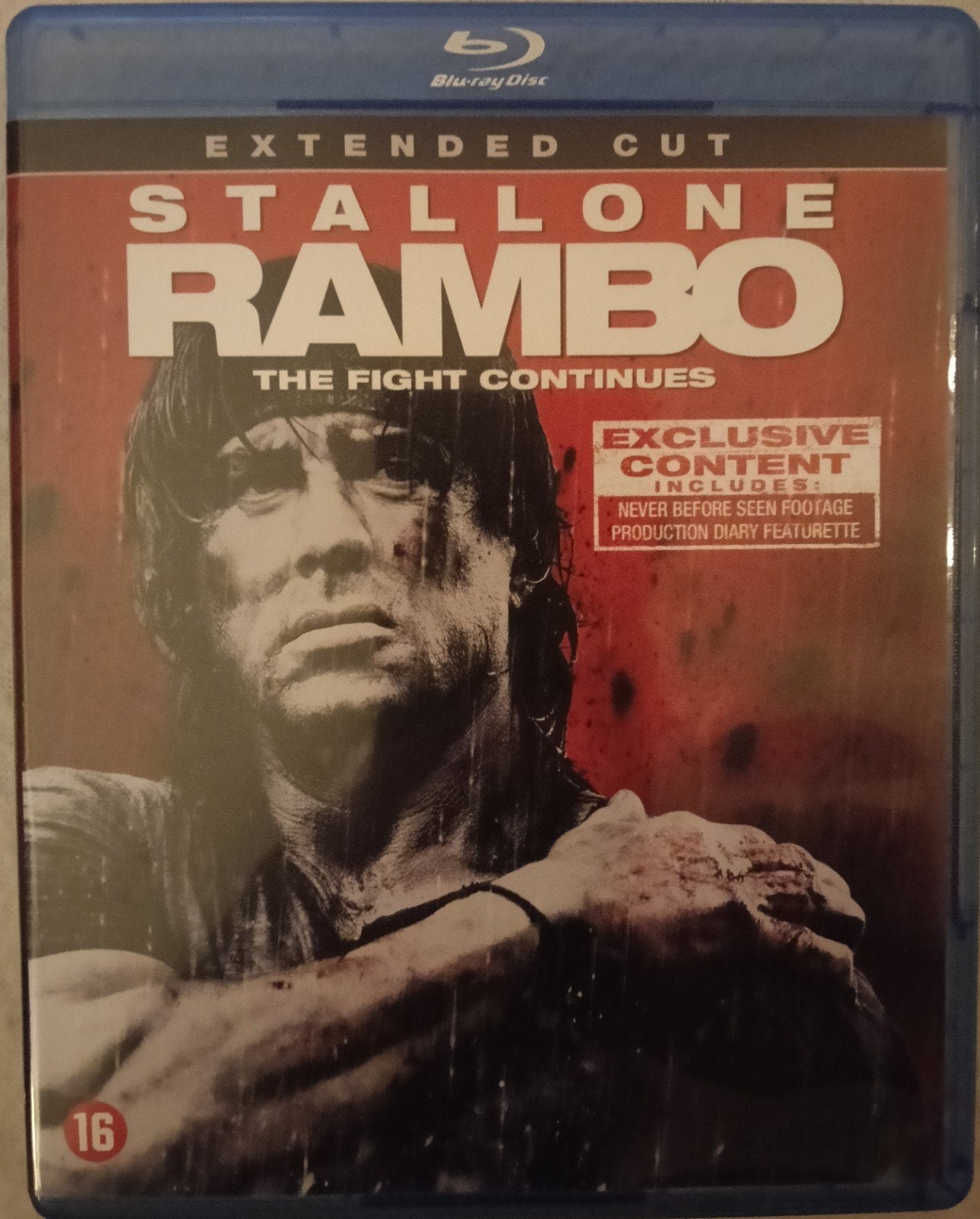 Rambo bluray, Ophalen of Verzenden, Zo goed als nieuw, Horror