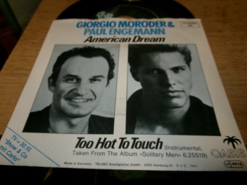 GIORGIO MORODER / American dream / Duitse FH / ZG / 1984, Ophalen of Verzenden, Gebruikt, Pop