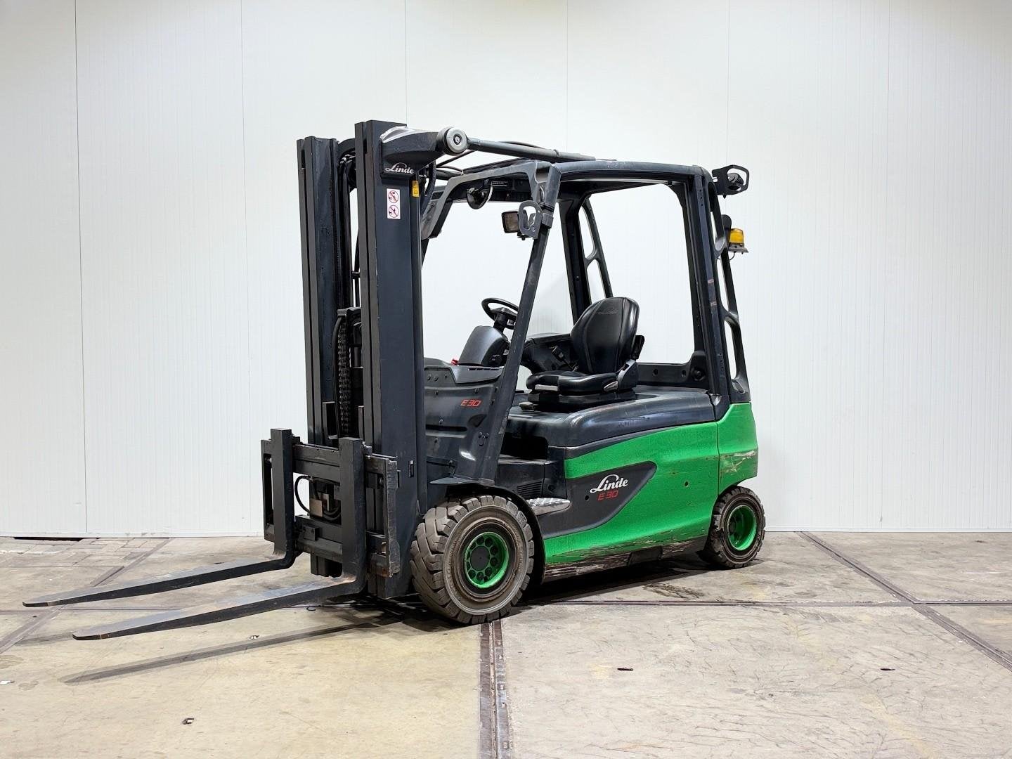 Linde E30 Triplex 2440UUR! [ACCU 2023!] sideshift Freelift H