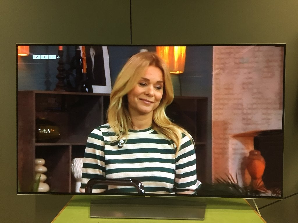 LG oled tv / 55 inch beelddiagonaal / full hd, Ophalen, Gebruikt, LG, X