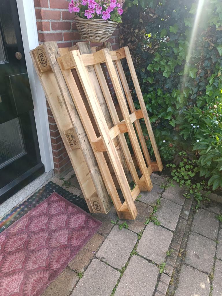 2 palets gratis ophalen., Ophalen