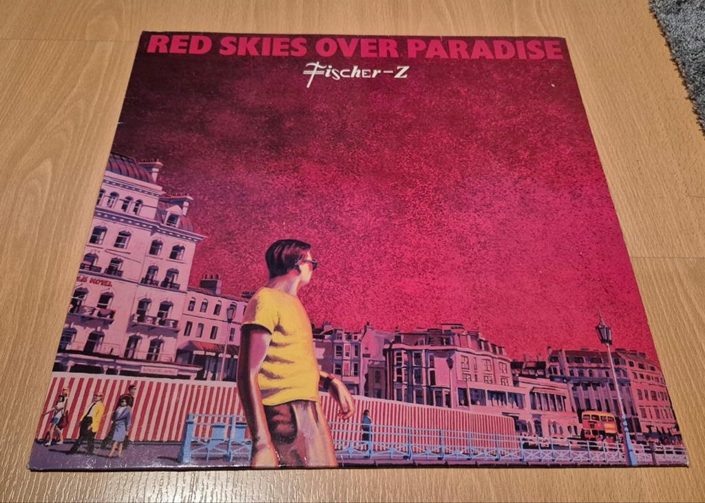Lp Fischer-Z / Red skies over paradise, Gebruikt, 1980 - 1989, Ophalen of Verzenden, 12 inch