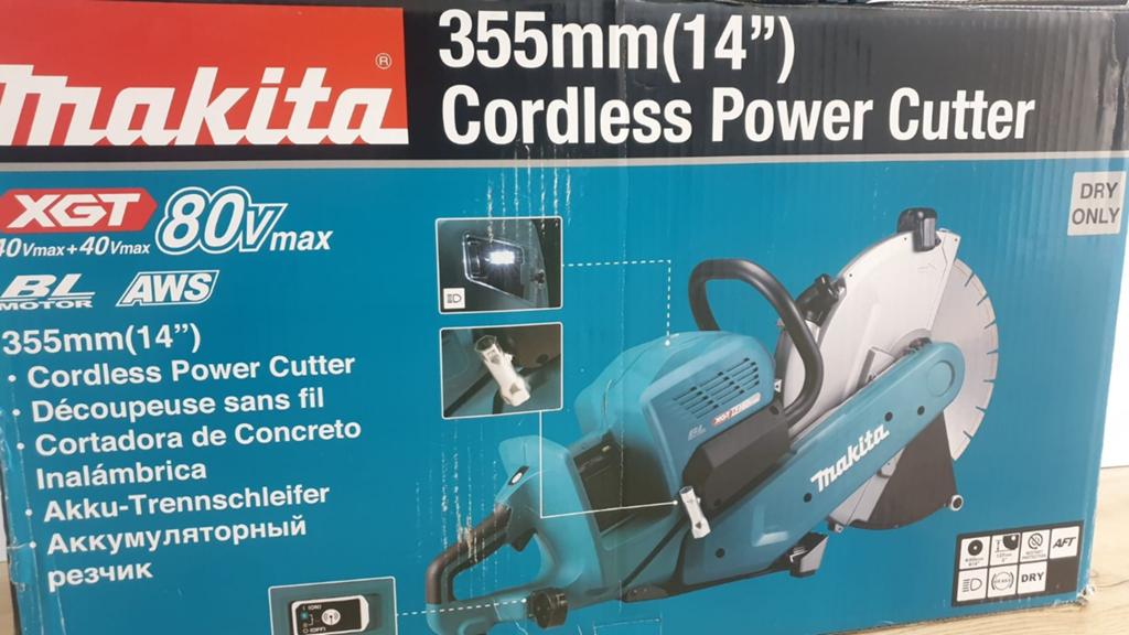 SplinterNieuw Makita prof beton muurzaag 2×40V XGT twv €1400, Ophalen of Verzenden, Nieuw