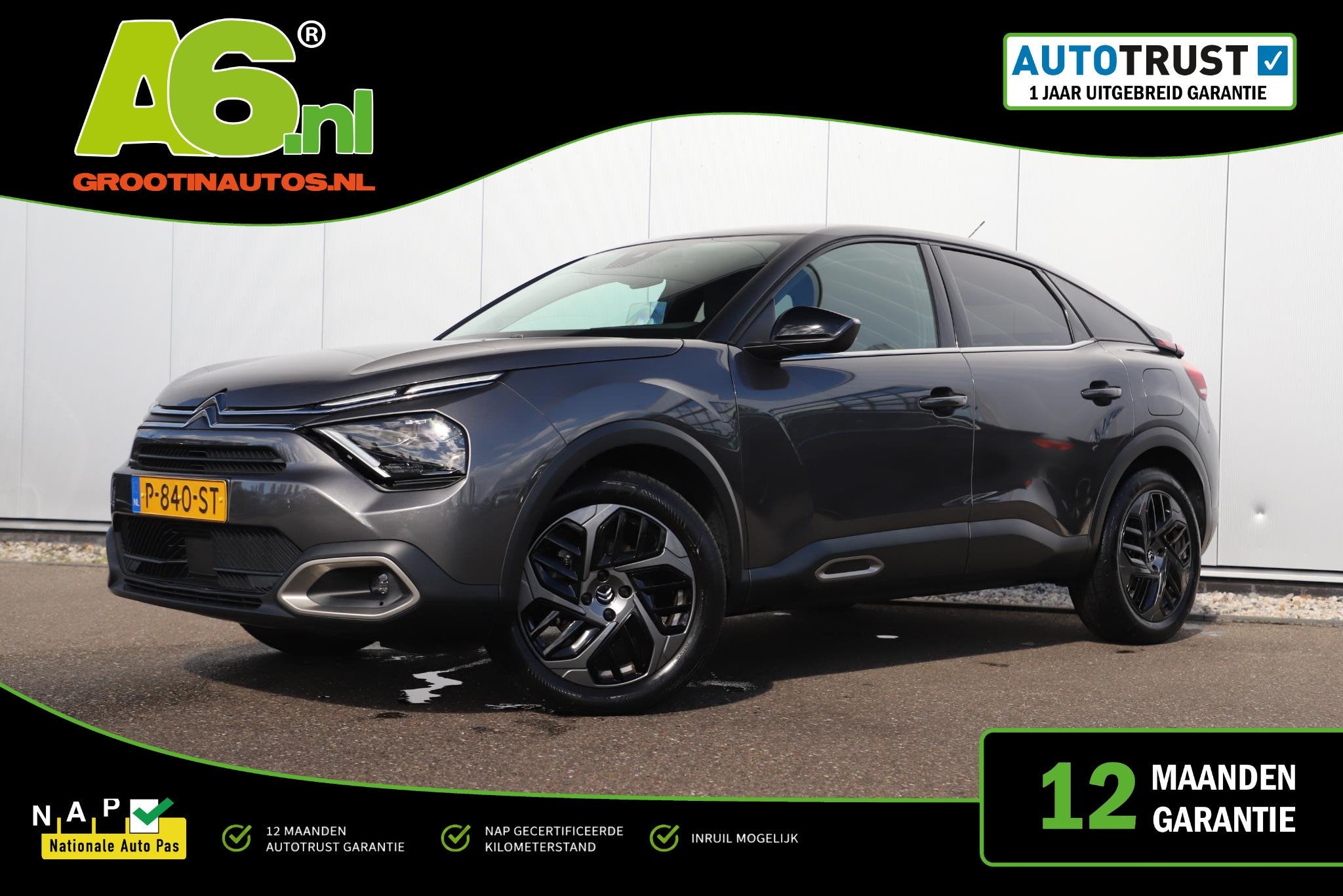 Citroen C4 1.2 Puretech Feel Pack 131PK Navigatie Achteruitr, Voorwielaandrijving, Gebruikt, Euro 6, 1199 cc