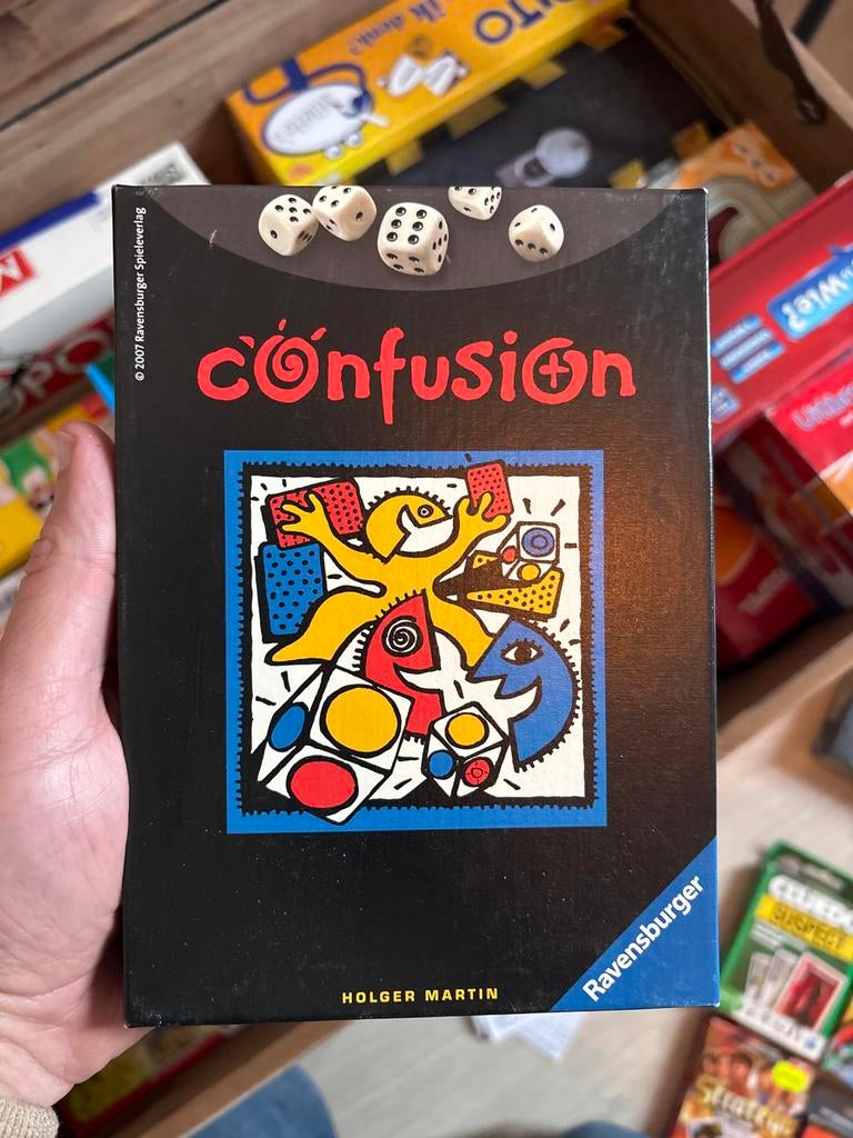 Confusion bordspel van Ravensburger, Ophalen, Gebruikt