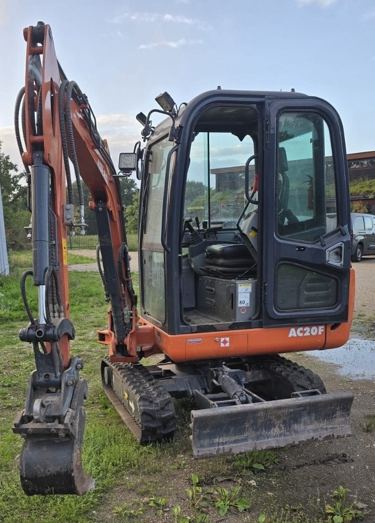 Atlas AC20F minigraver 2021 - 378 uur - cabine + 3 bakken, Ophalen, Graafmachine