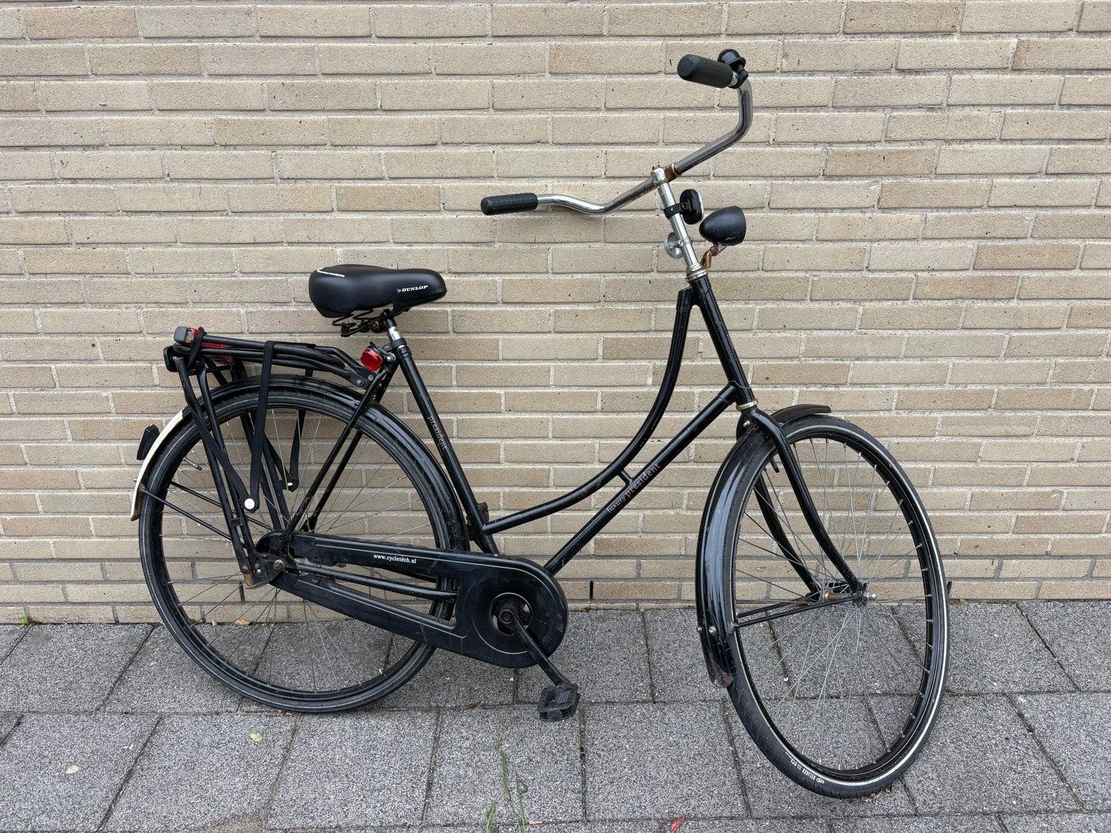 Omafiets / Studentenfiets / Stationfiets (frame 56), Fietsen en Brommers, 56 cm of meer, Ophalen, Gebruikt, Terugtraprem