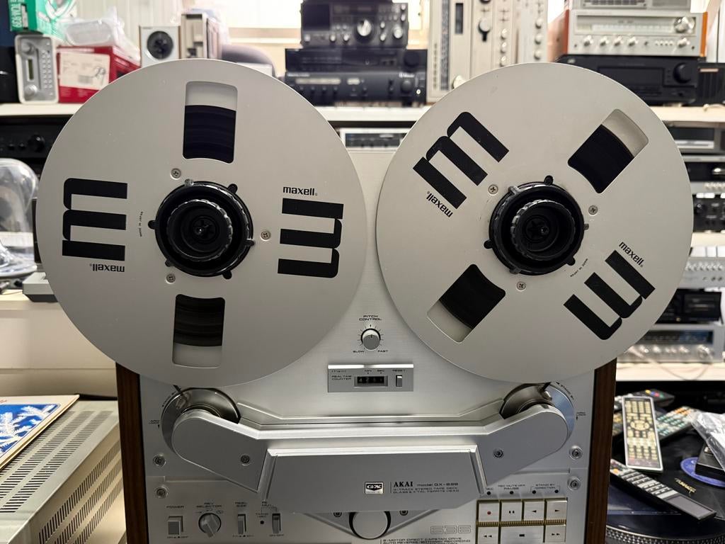 Vintage Akai GX-636 Reel-to-Reel Bandrecorder - Topstaat, Audio, Tv en Foto, Bandrecorders, Akai, Bandrecorder, Akai, Ophalen