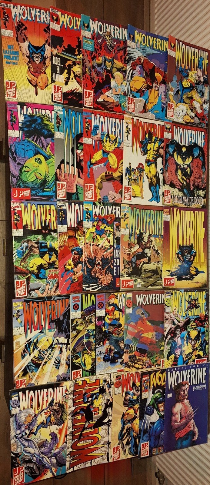 25x Wolverine •  5   8-10 13-30  37  41  64, Verzenden