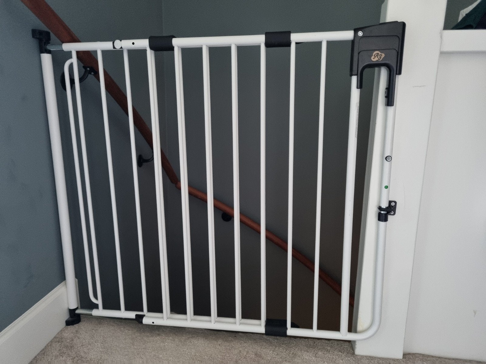 Traphekje A3 Safetydoor, Kinderen en Baby's, Traphekjes, Ophalen, Zo goed als nieuw, Metaal of IJzer, 115 cm of meer