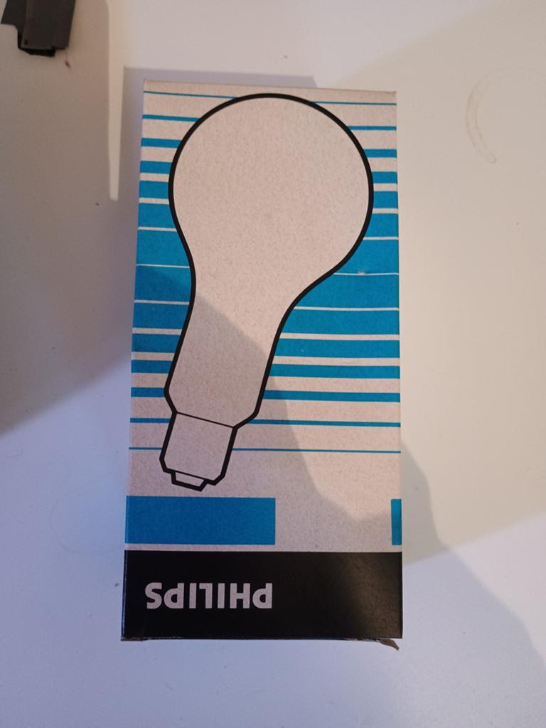 Vintage Philips lamp in originele verpakking, Ophalen of Verzenden