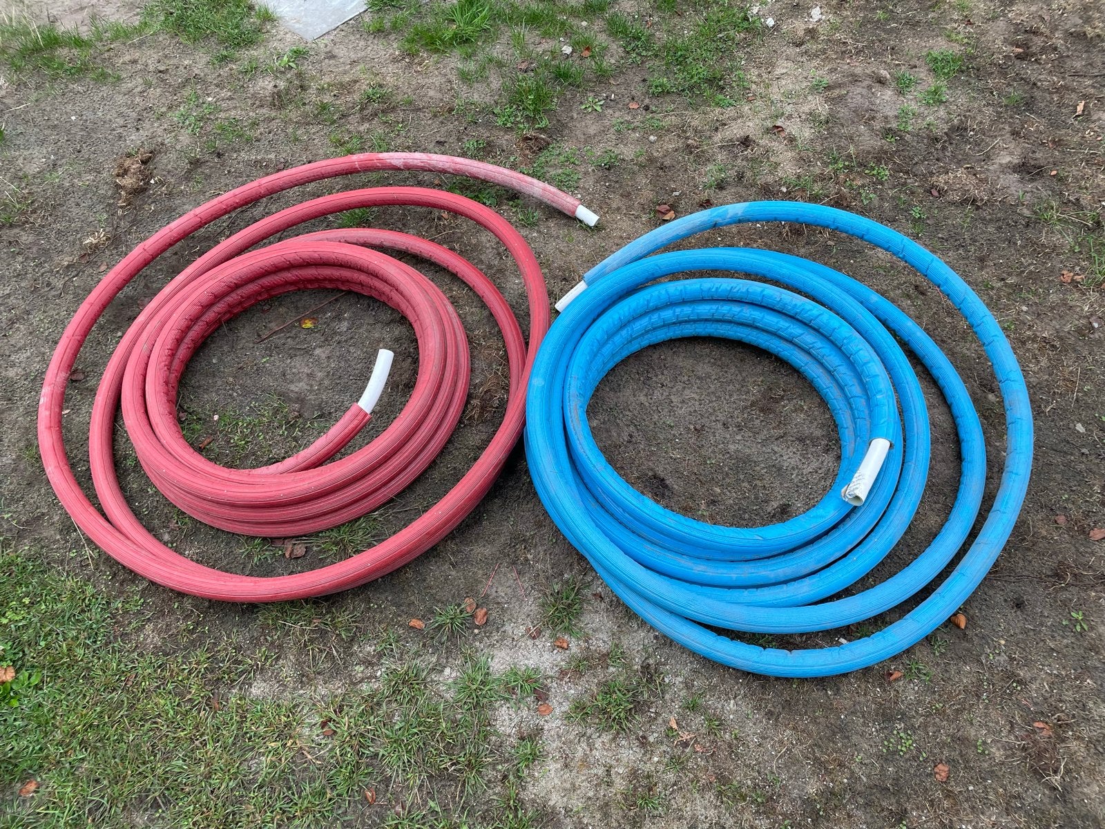 Henco mantelbuis flexibel geïsoleerd 12m rood/blauw (2x 12m), Doe-het-zelf en Verbouw, Buizen en Afvoer, Ophalen, Overige materialen