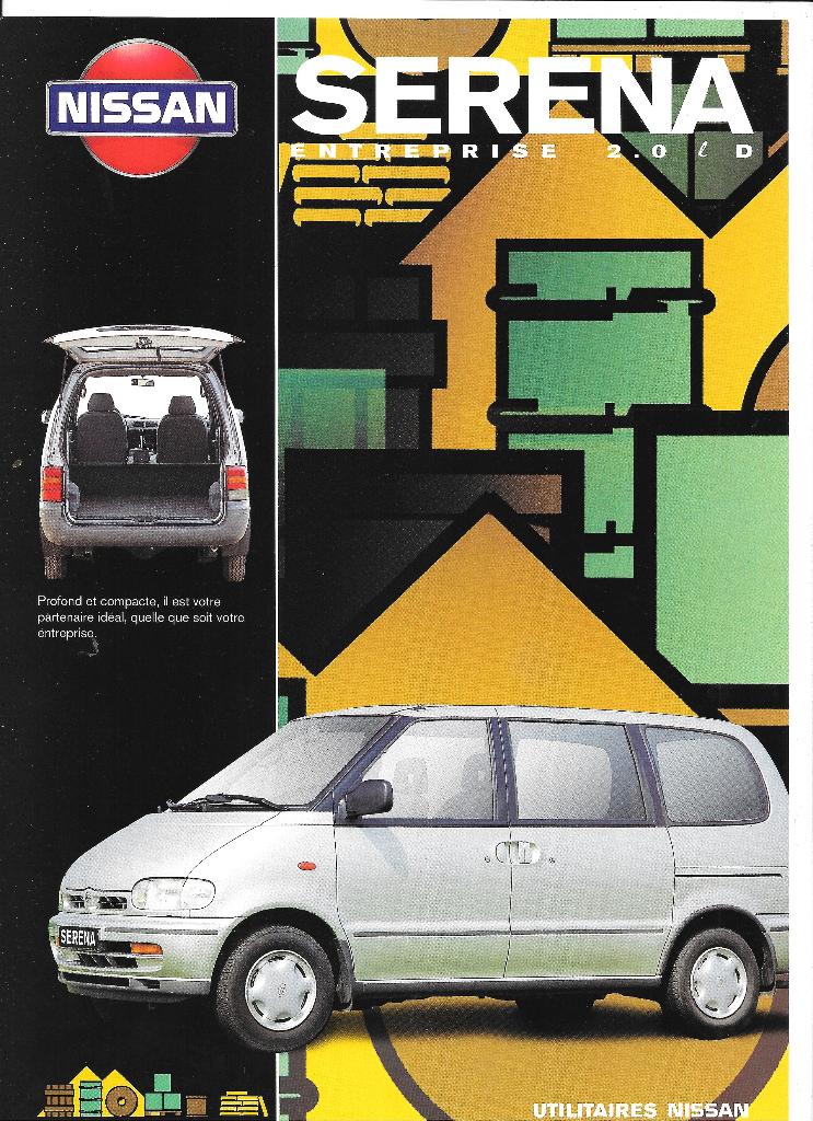 NISSAN SERENA ENTREPRISE, Ophalen of Verzenden, Zo goed als nieuw, Nissan