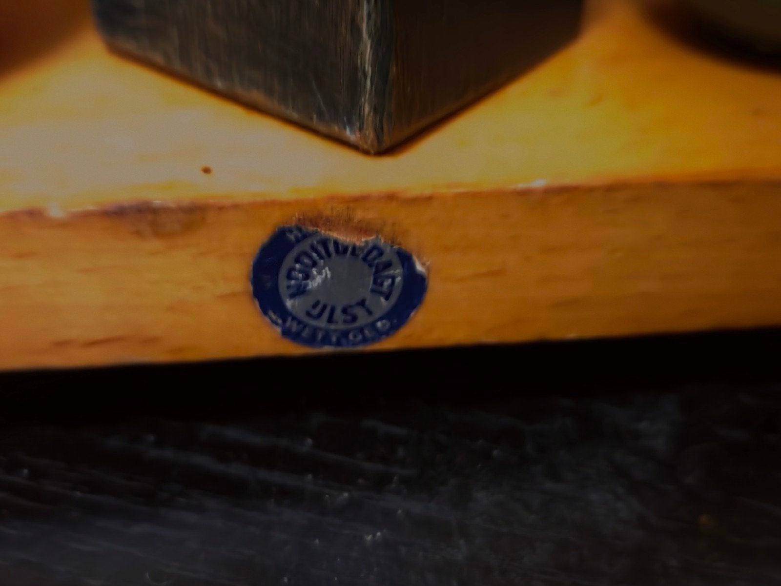 Vintage houten duwkar met poppetjes - nooitgeagt lJlst, Ophalen of Verzenden, Gebruikt, Duw- of Trekspeelgoed