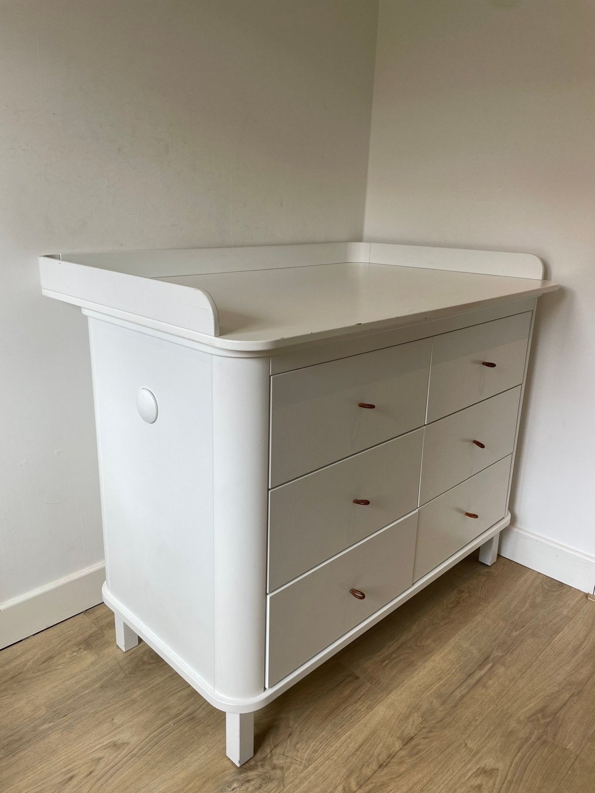 Oliver Furniture Wood Dresser 6 Lades + Nursery Top, Ophalen, 50 tot 70 cm, 90 tot 105 cm, 100 cm of meer