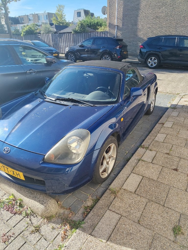 MR2 Roadster 1.8 VVT-i  – Eerlijk Opknapproject, Auto's, 4 cilinders, Cabriolet, Blauw, 14 km/l