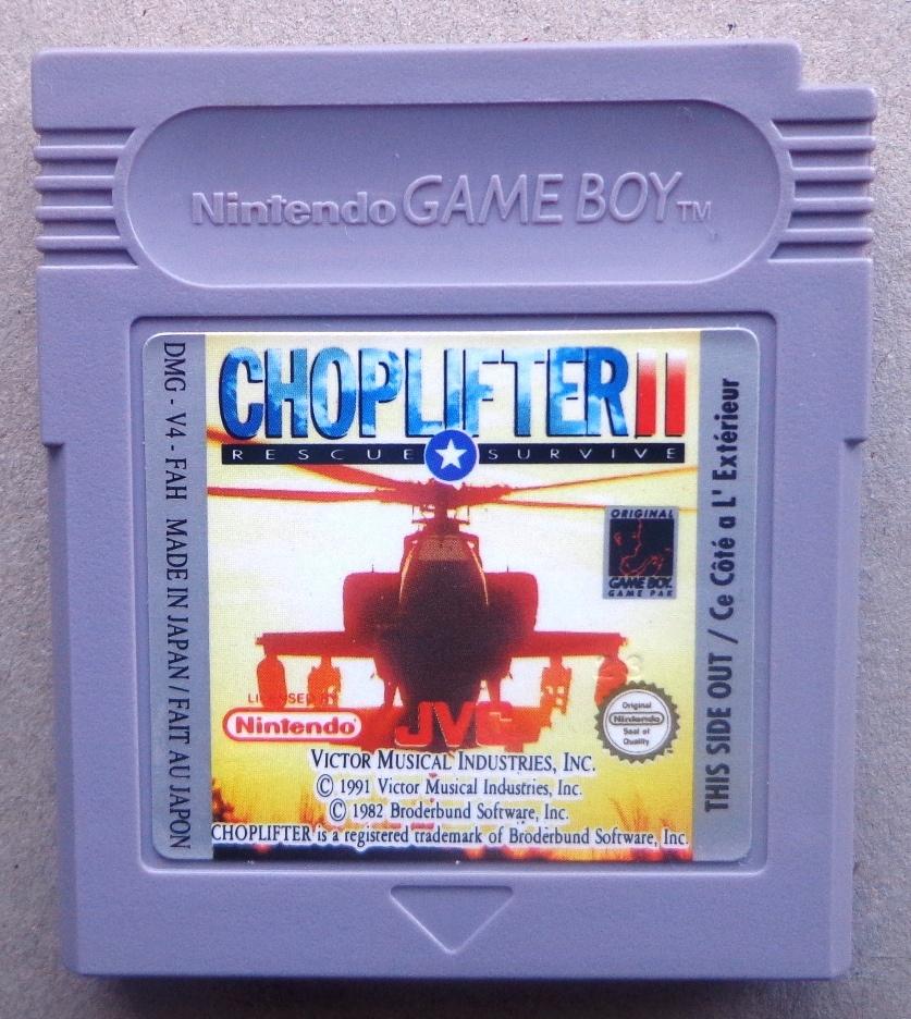 Choplifter II voor de Nintendo Gameboy, Spelcomputers en Games, Avontuur en Actie, Gebruikt, 1 speler, Ophalen of Verzenden