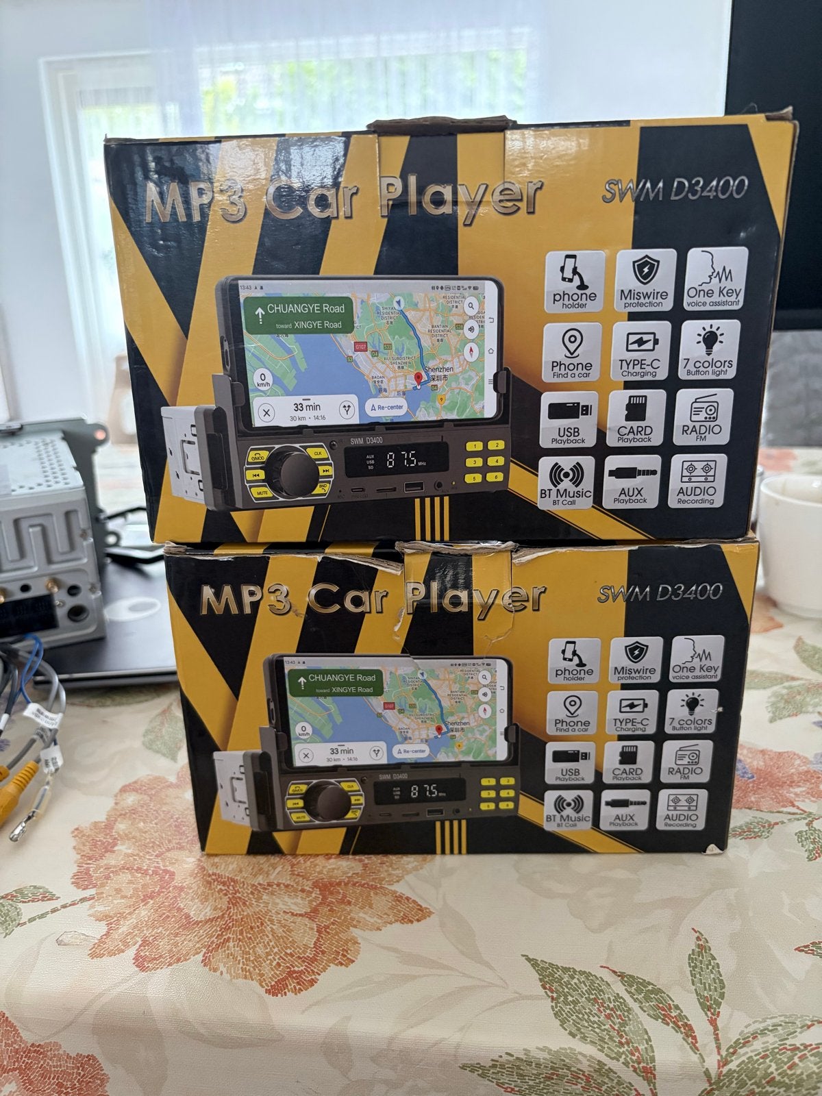 SWM D3400 MP3 Autoradio met Scherm en Bluetooth, Ophalen, Nieuw