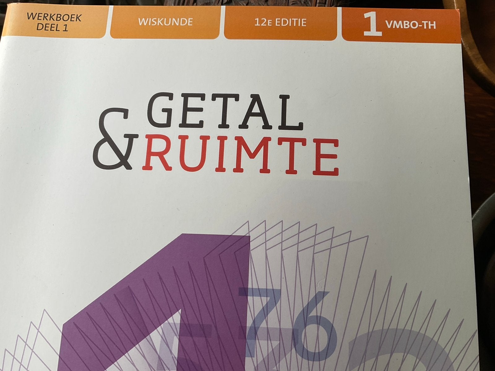 Getal & Ruimte Wiskunde VMBO-TH Werkboek Deel 1 12e editie, Boeken, Ophalen of Verzenden, Nieuw, VMBO, Wiskunde A