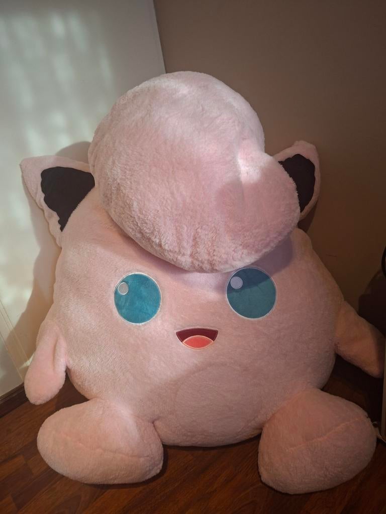 Grote Pokémon Jigglypuff Knuffel - 90x90 cm, Kinderen en Baby's, Speelgoed | Knuffels en Pluche, Ophalen, Zo goed als nieuw, Overige typen