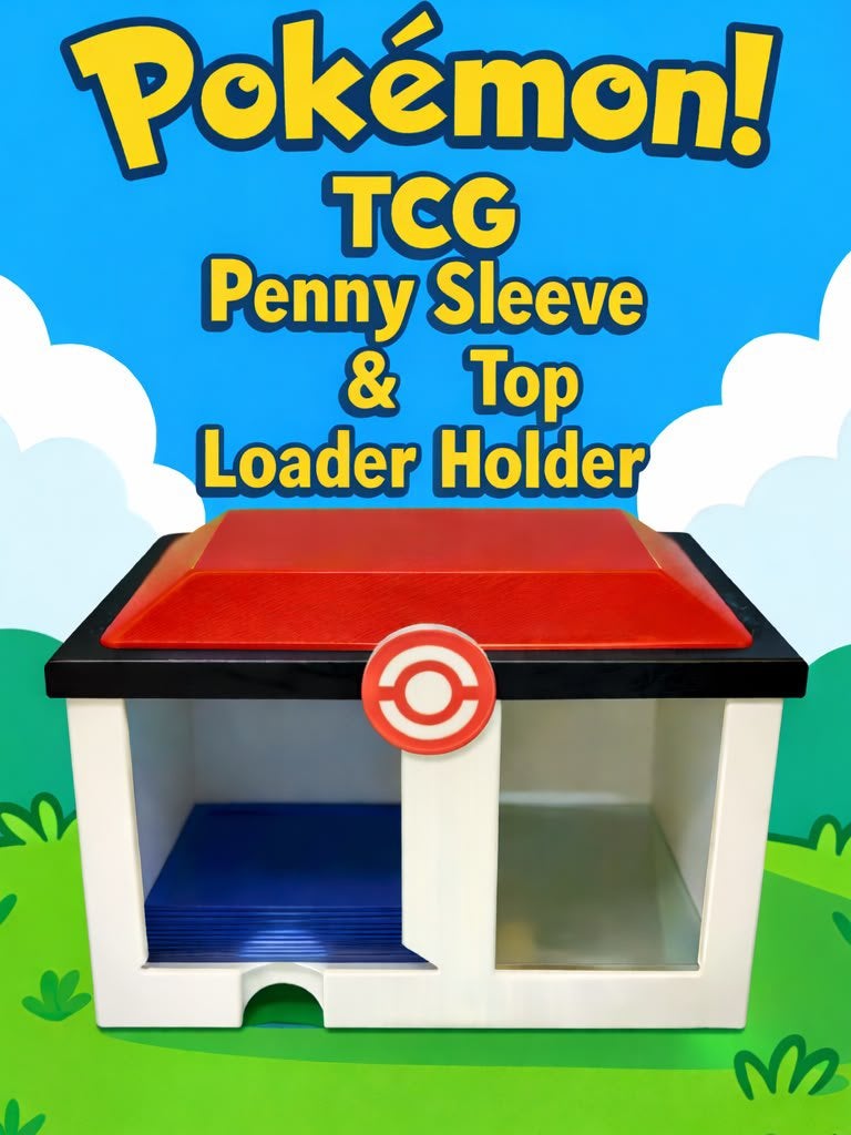 Pokémon TCG - Pokéstop- Penny Sleeve & Top Loader Holder, Ophalen of Verzenden, Nieuw, Sleeves of Kaarthoesjes