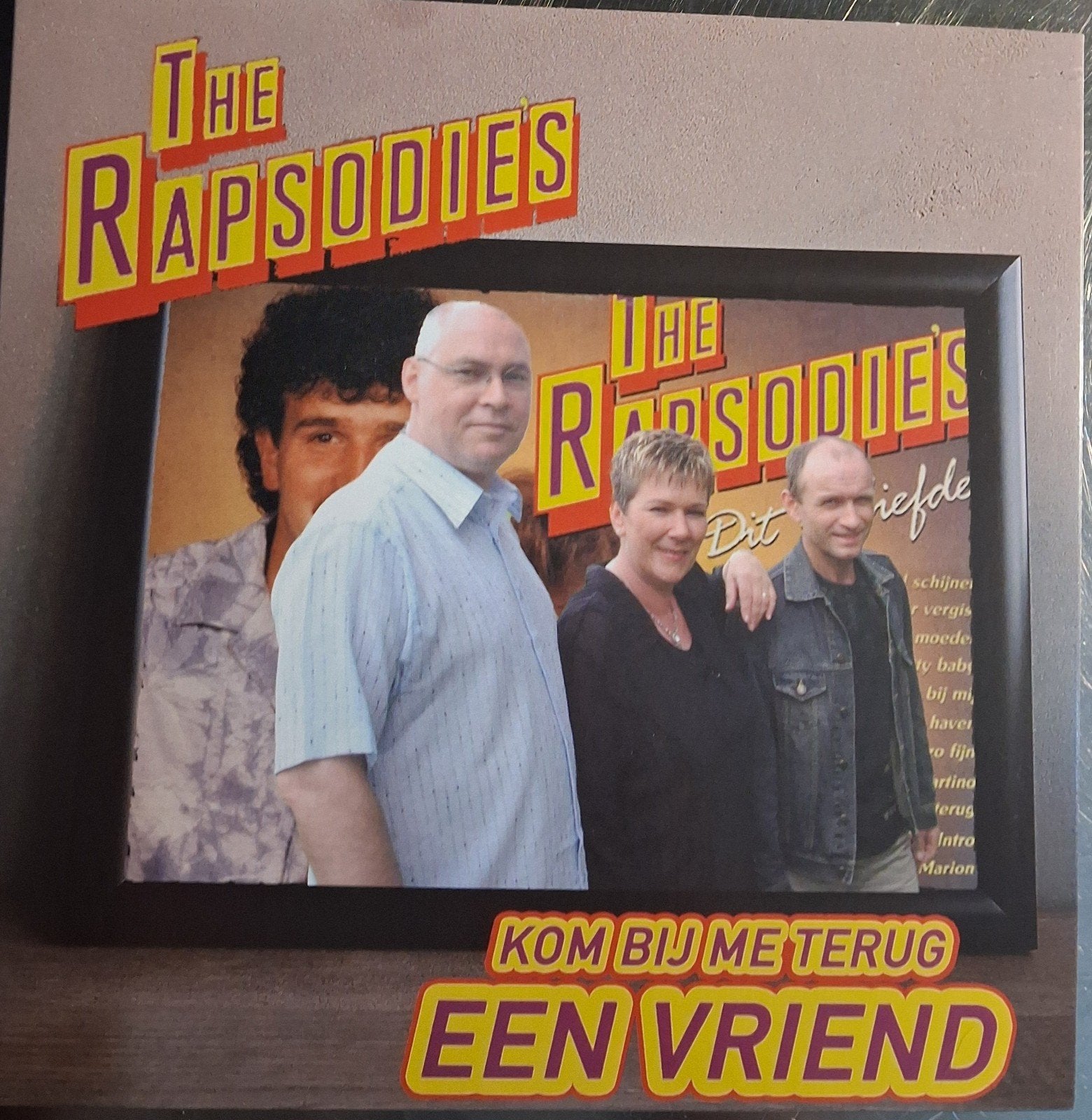 The rapsodies - kom bij me terug, Ophalen of Verzenden, Nieuw in verpakking, 7 inch, Levenslied of Smartlap