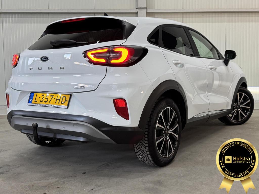 Ford Puma 1.0 EcoBoost Hybrid Titanium 126 PK TURBO NAVI CAR, Voorwielaandrijving, Wit, Origineel Nederlands, 3 cilinders