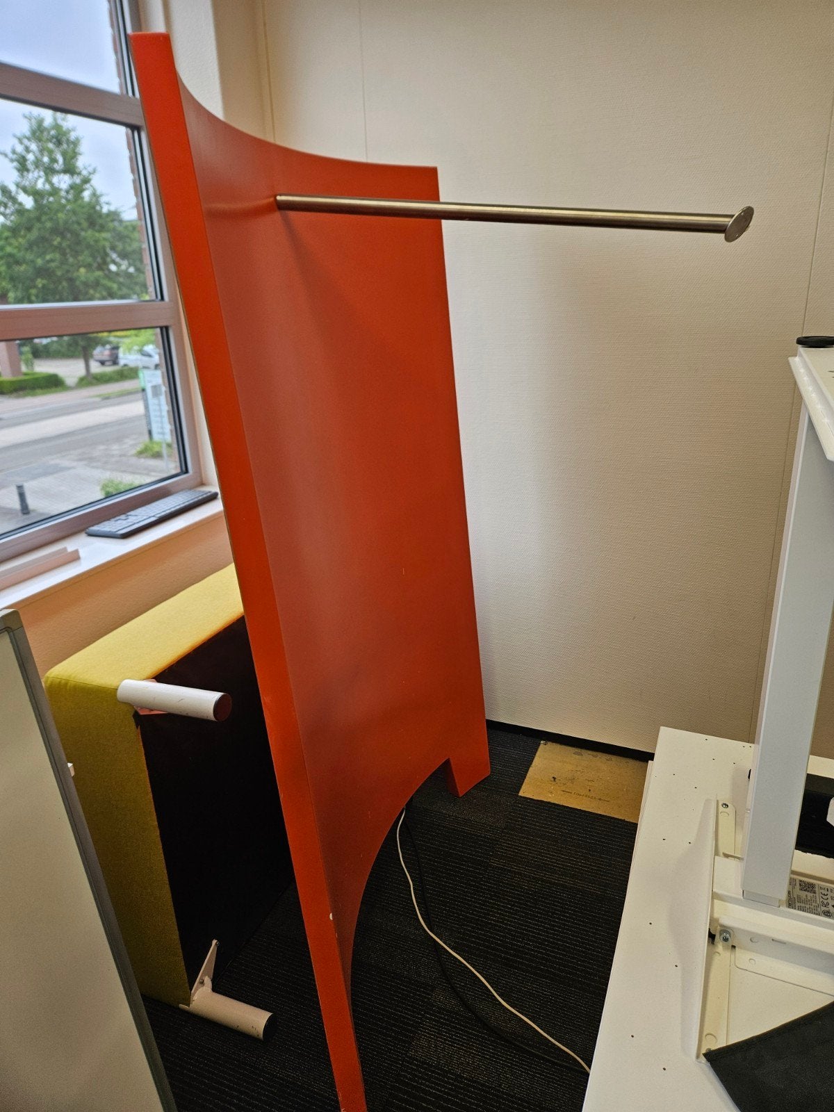 Zware kantoor kapstok, Wandkapstok, Gebruikt, Ophalen of Verzenden, Minder dan 100 cm