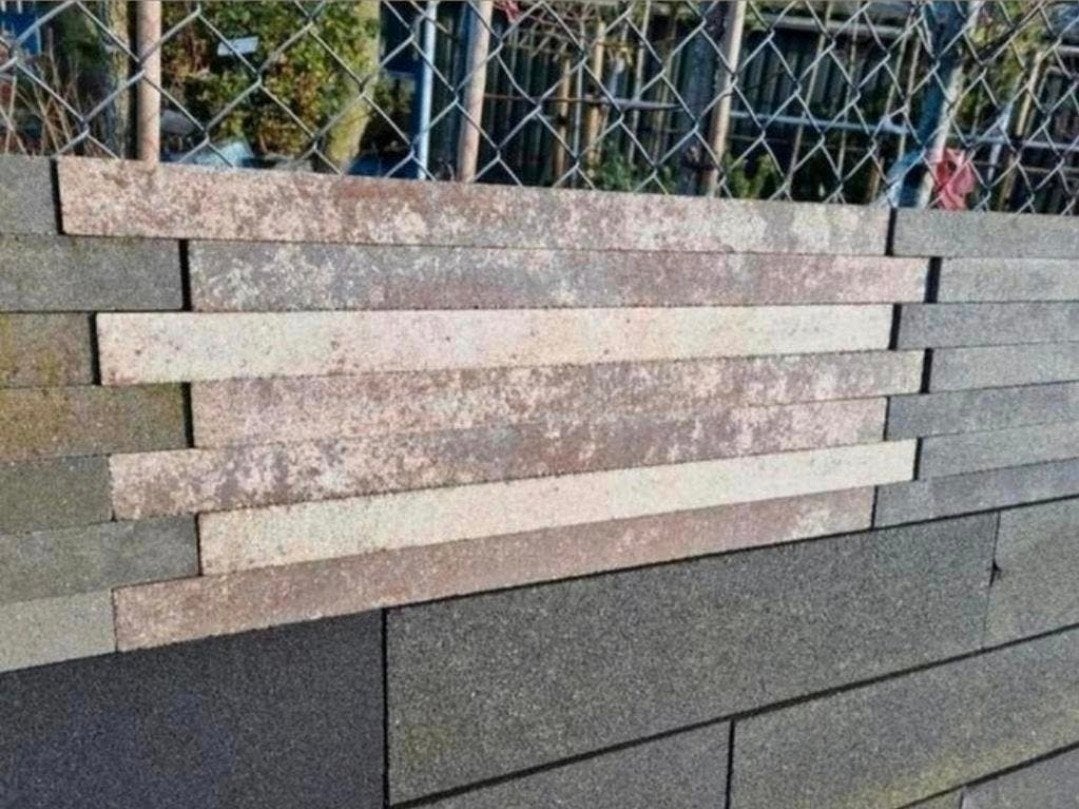 Geostylistix earth brown grey stapelblok gevelsteen s-partij, Blok, Nieuw, Ophalen of Verzenden, Minder dan 25 cm